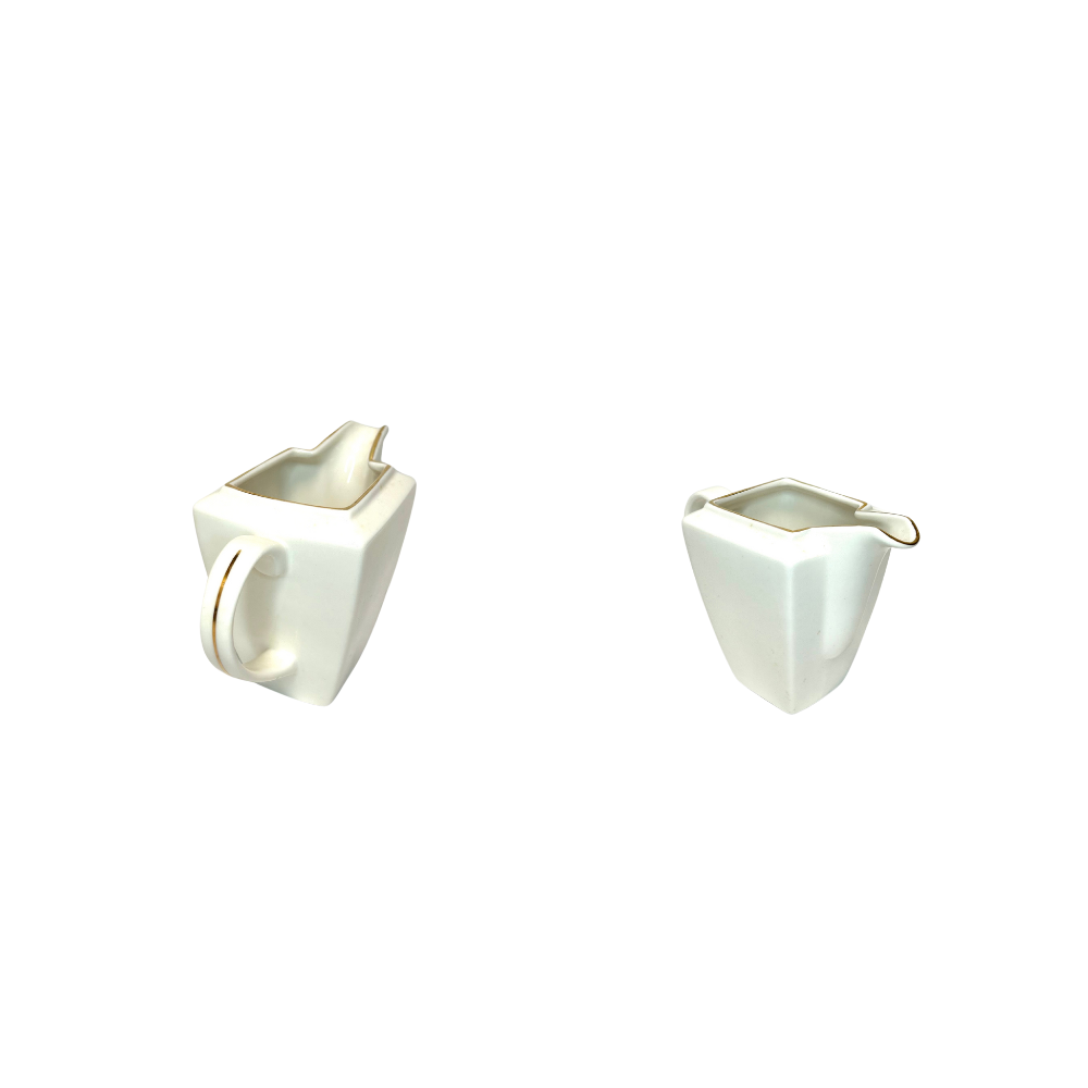 Servizio piatti e caffè Rosenberg filo d'oro Collection Gold Line
