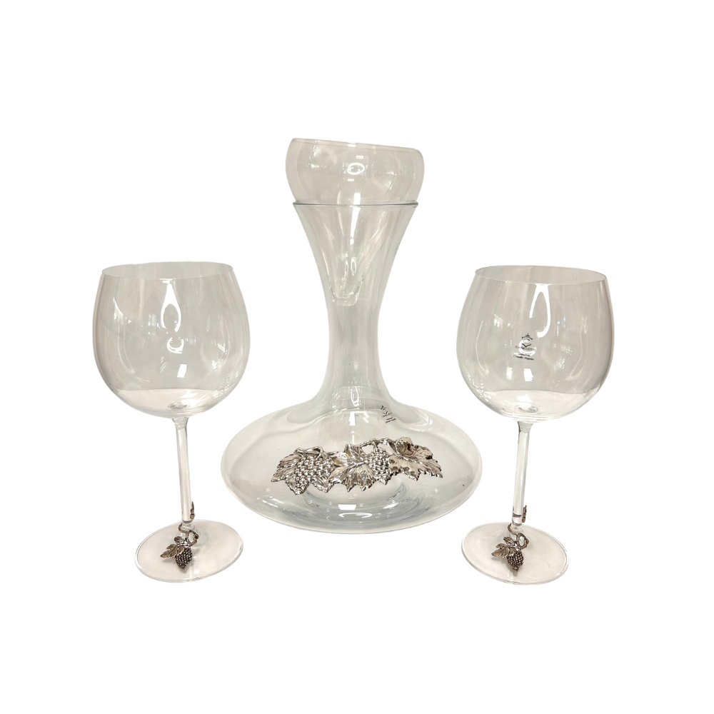 Servizio Decanter Camilletti in cristallo e argento - rif. 173056