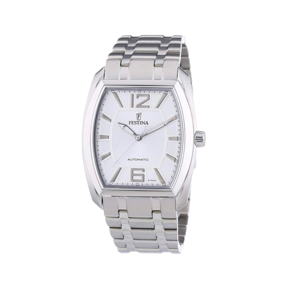 Festina Uomo Automatico Bianco con Cinturino in Acciaio F6755/D