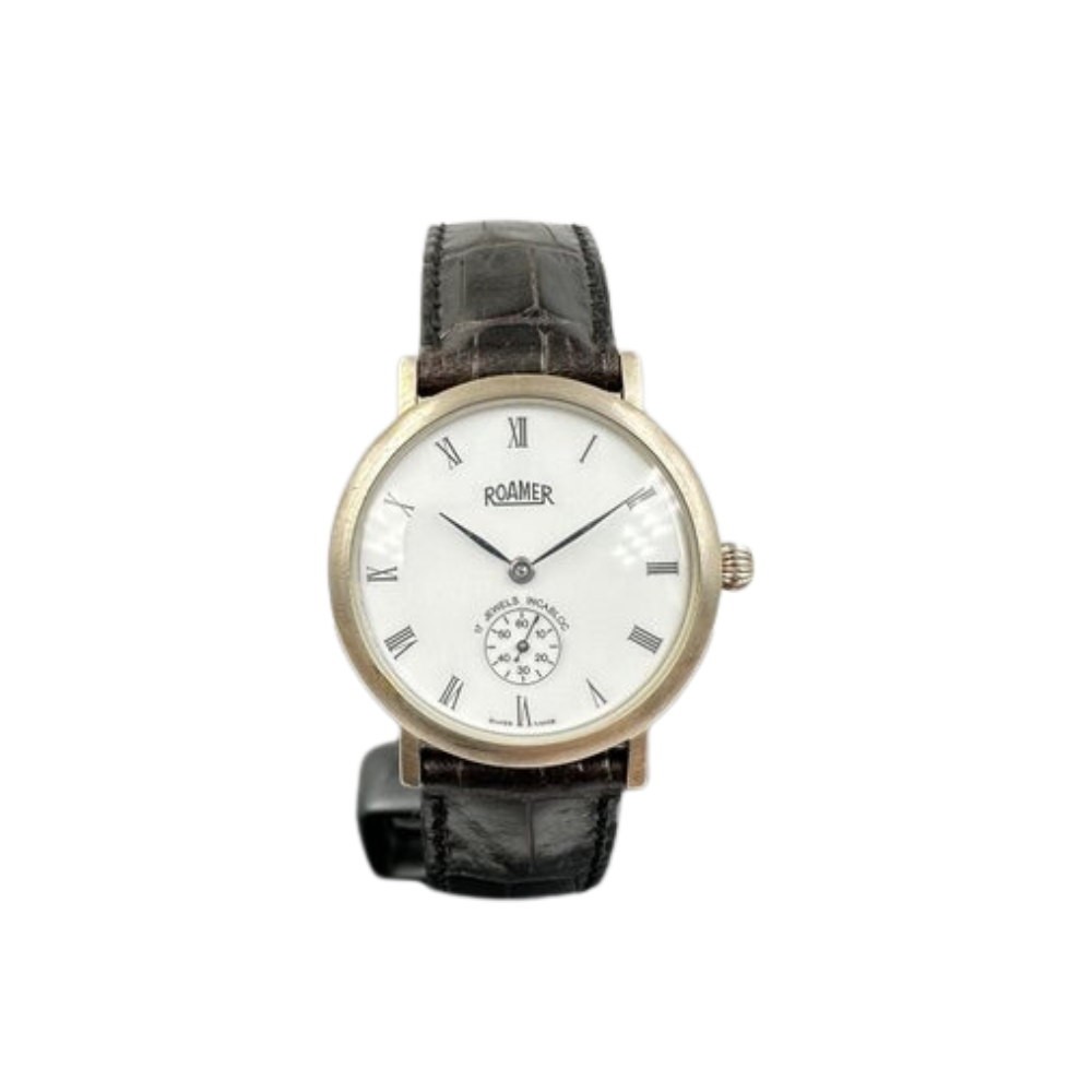 Roamer Uomo Bianco con cinturino in Pelle 500408