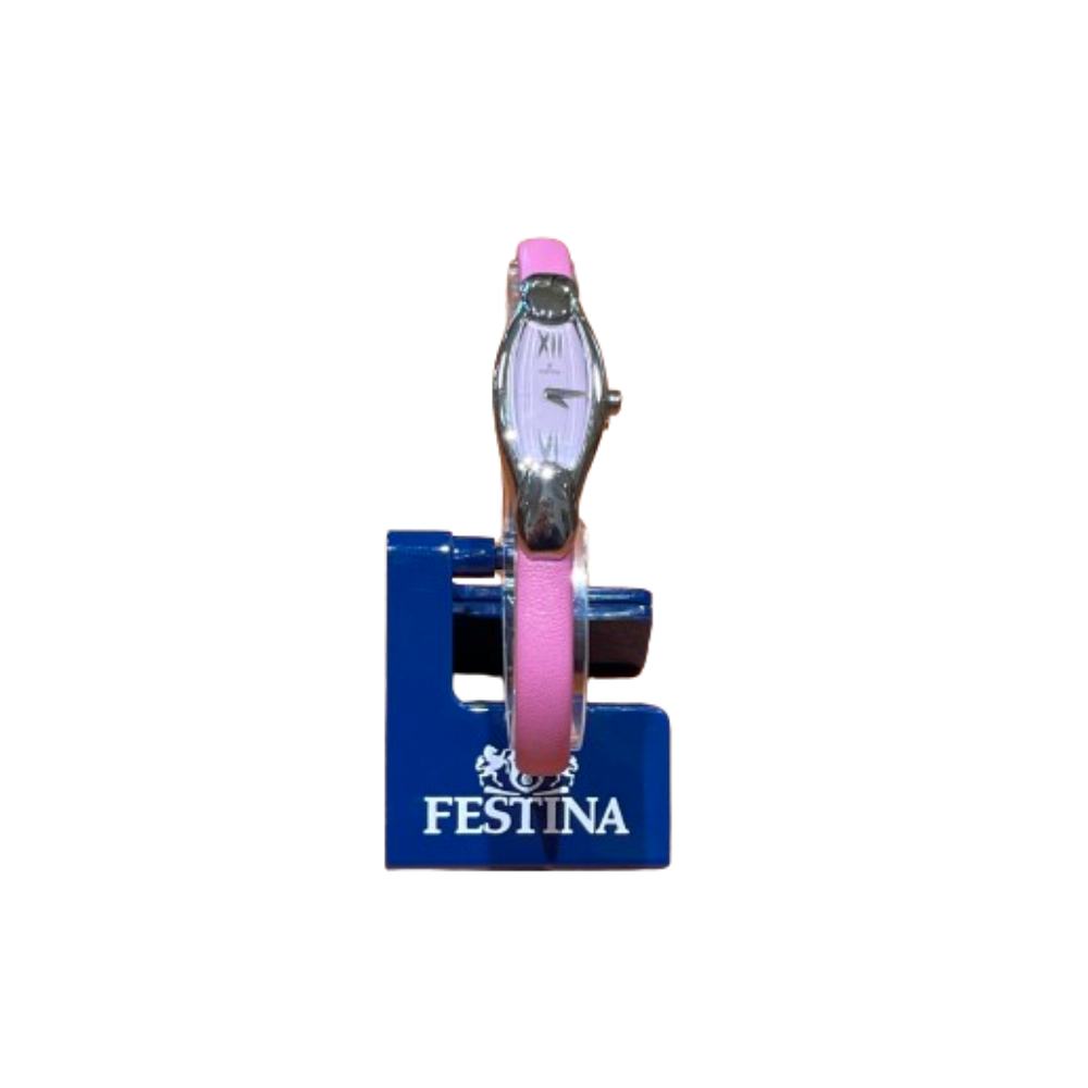 Festina Donna Straps Cinturino Fucsia in Pelle Solo Tempo F16191/5