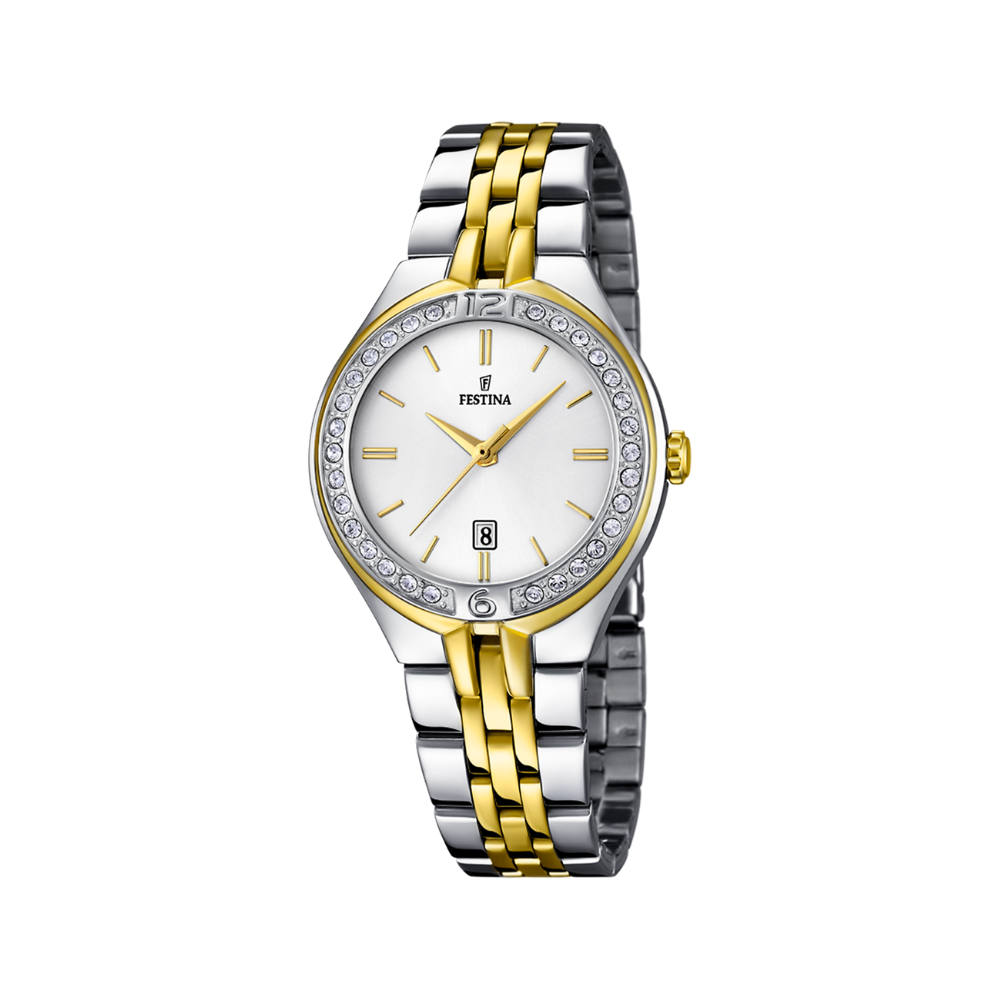 Festina Donna Mademoiselle Argento con Cinturino in Acciaio F16868/1