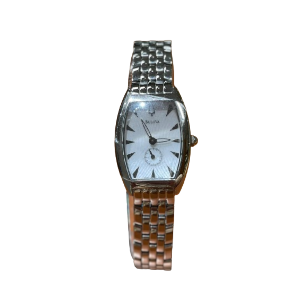 Bulova Donna Accutron Bianco con Cinturino in Acciaio 63L001