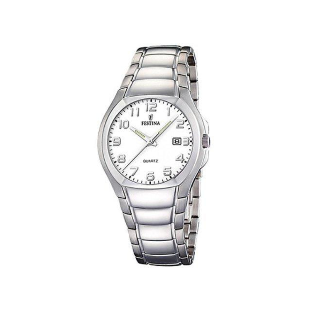 Festina Donna Solo Tempo Bianco con Cinturino in Acciaio F16262/6