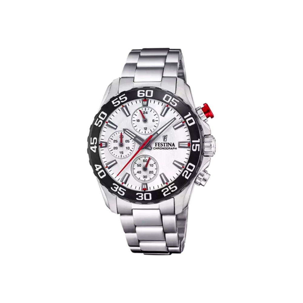 Festina Bambino Junior Collection Bianco con Cinturino in Acciaio F20457/1