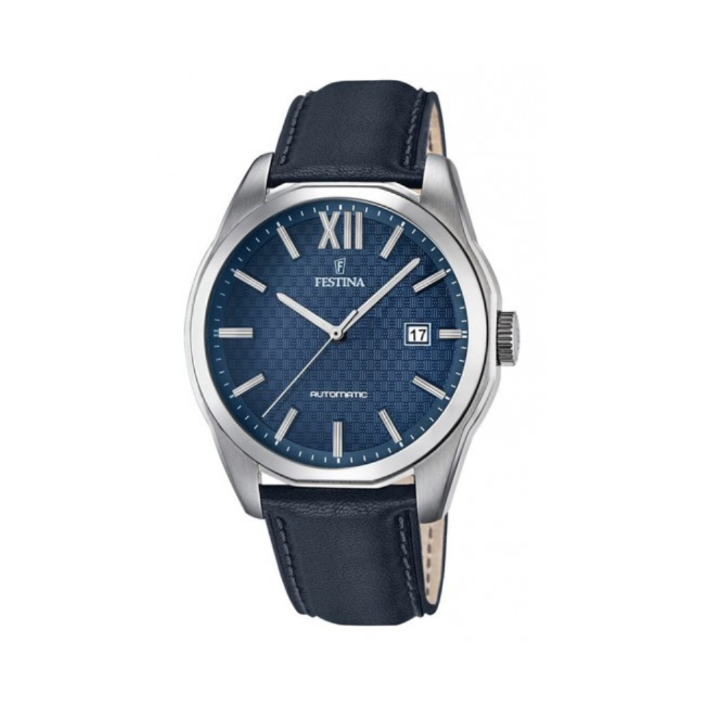 Festina Uomo Automatico Argento con Cinturino in Pelle F16885/3