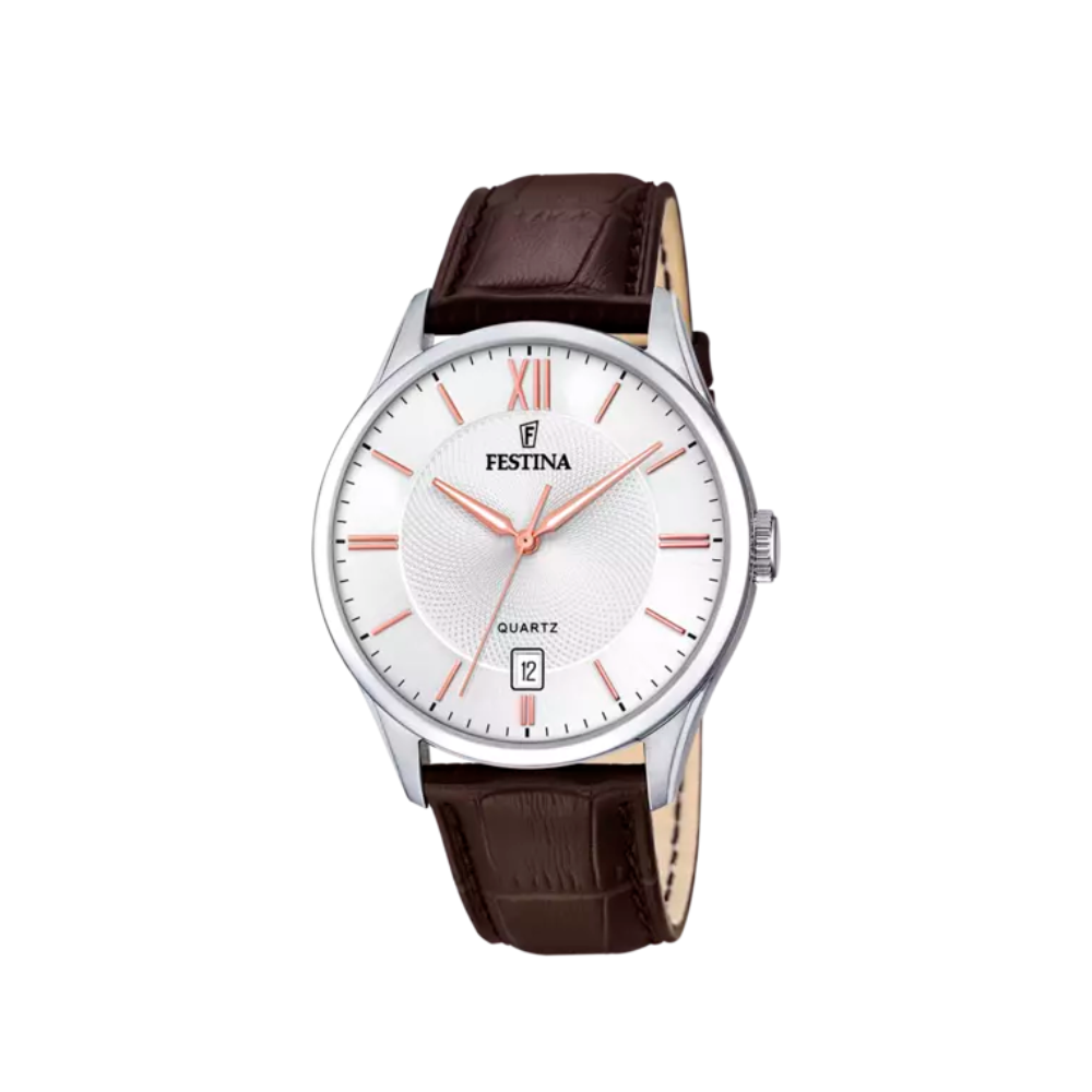 Festina Uomo Classics Bianco con Cinturino in Pelle F20426/4