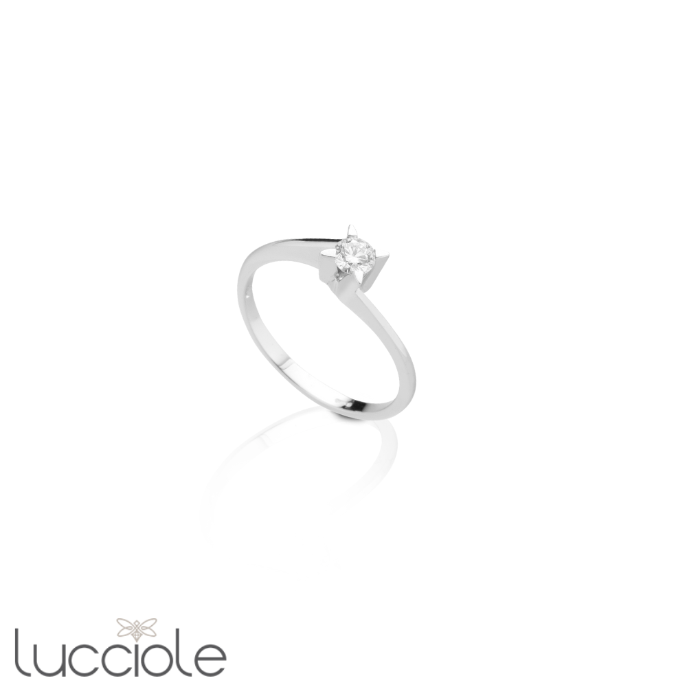 Anello Lucciole Solitario Rif. ANS163014 - SI+