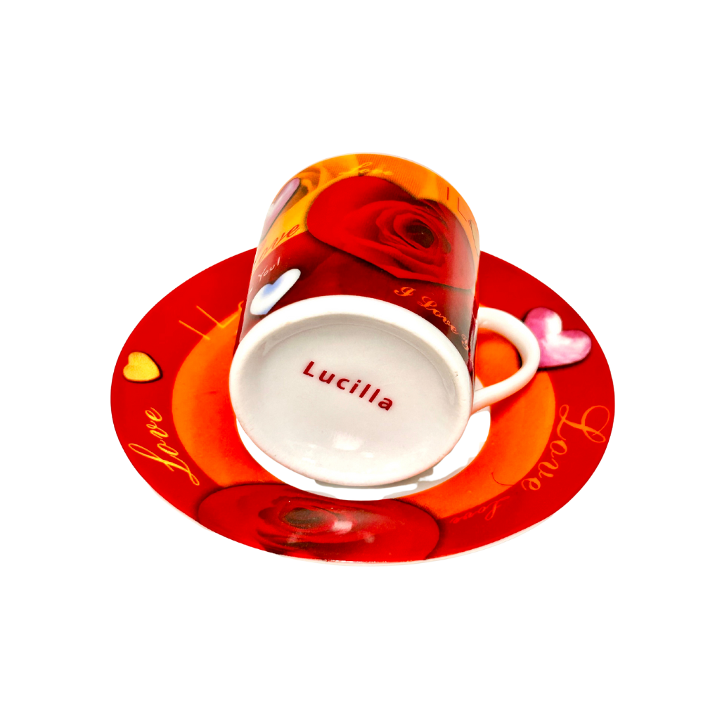 Servizio solo tazzine caffè Lucilla 6 pezzi