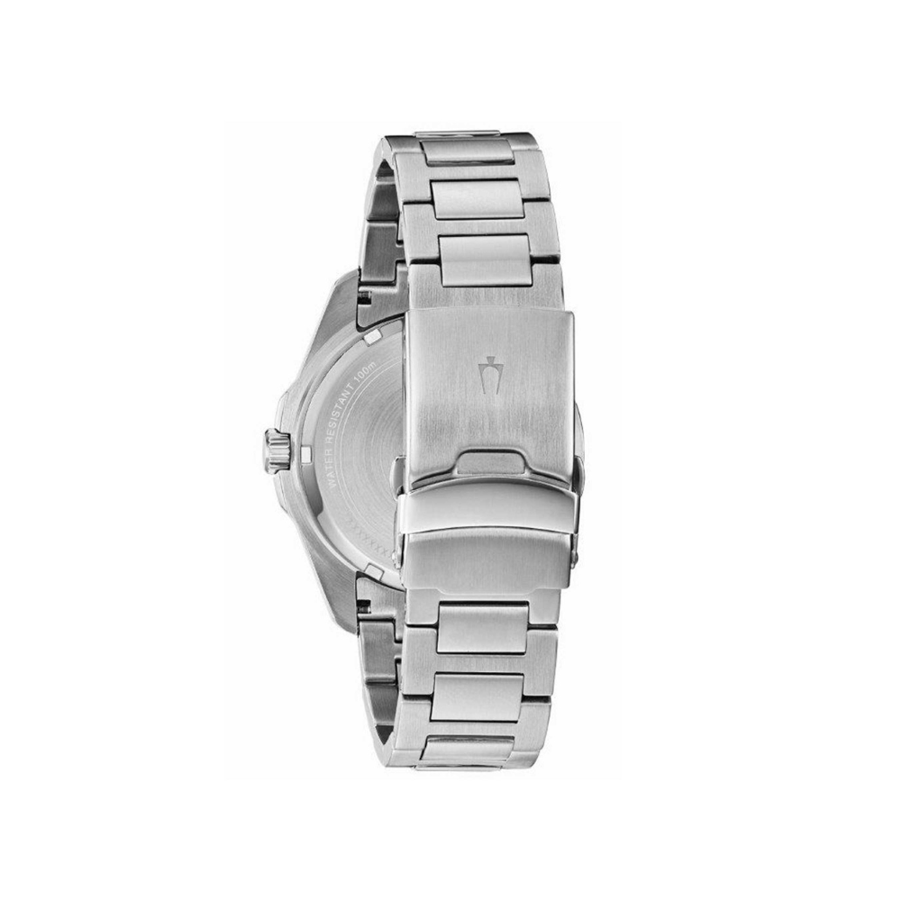 Bulova Uomo Marine Star Sport Nero con Cinturino in Acciaio 96B203