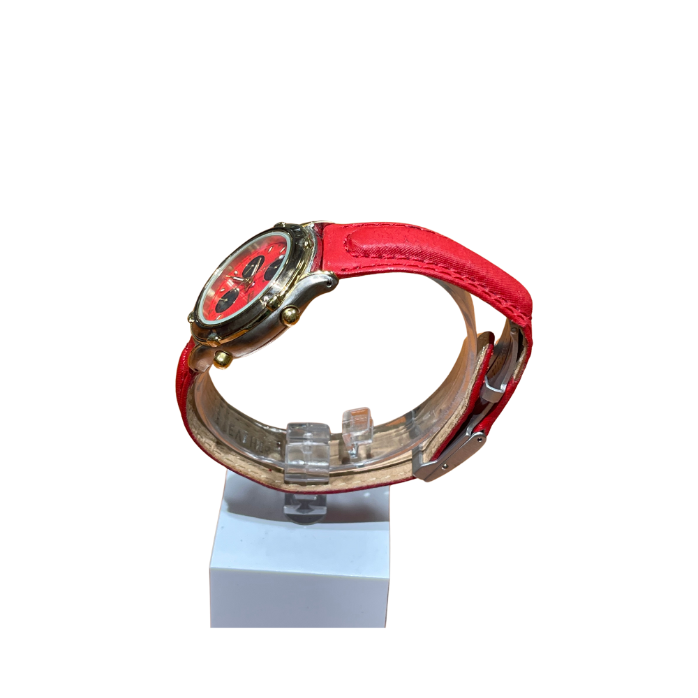 Festina Uomo Cronografo Rosso con Cinturino Rosso in Pelle F6539
