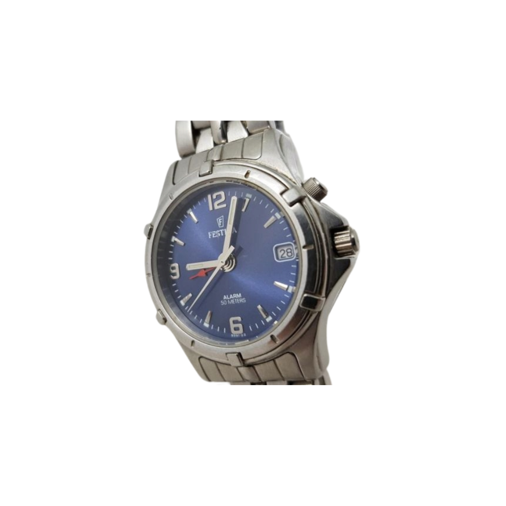 Festina Donna Solo Tempo Blu con Cinturino in Acciaio F8991