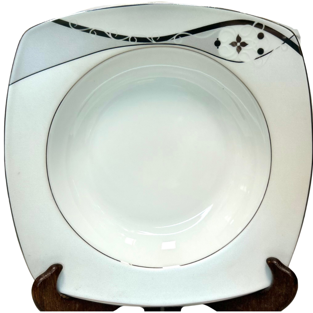 Servizio piatti Rosenberg in filo di platino Collection Limoges - rif. Butterfly