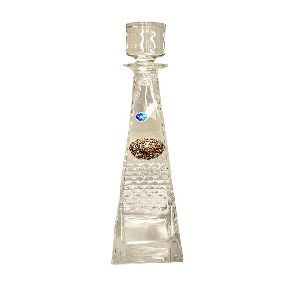 Servizio Cognac in cristallo e argento 925