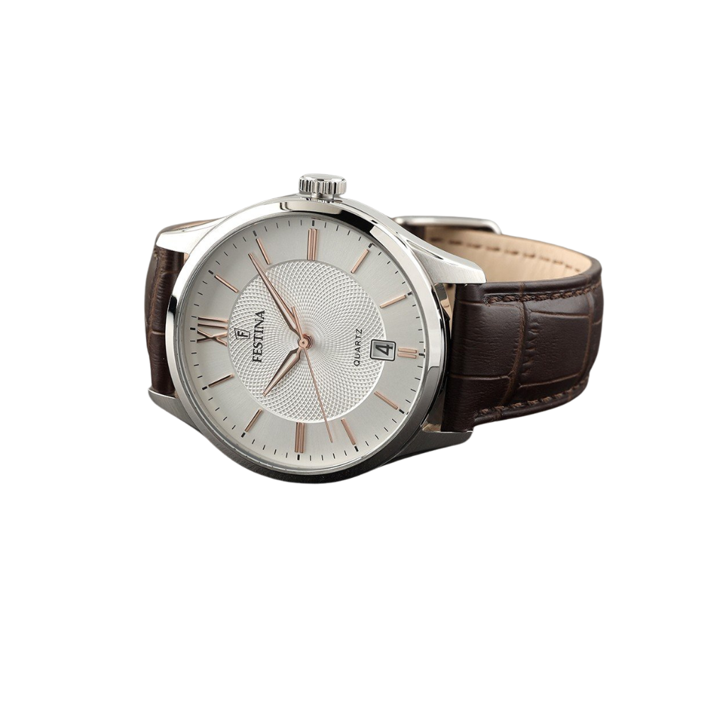 Festina Uomo Classics Bianco con Cinturino in Pelle F20426/4