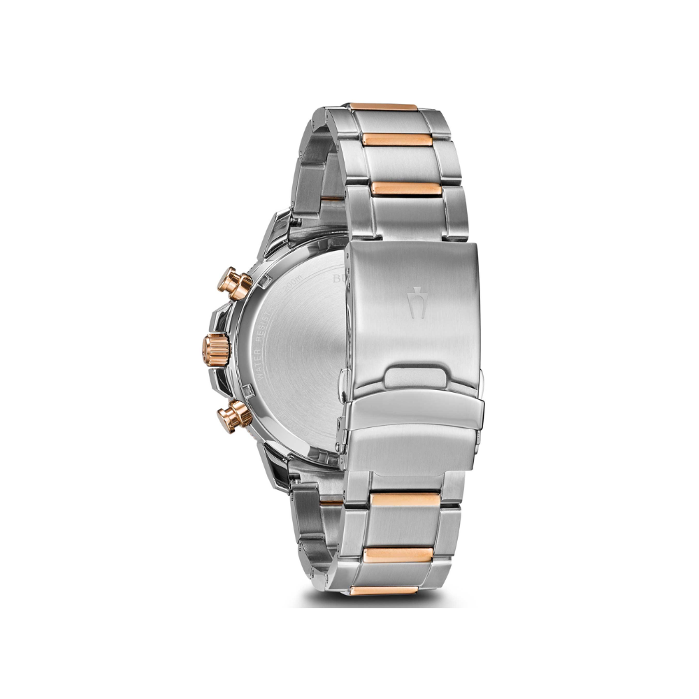 Bulova Uomo Marine Star Blu con Cinturino in Acciaio 98B301