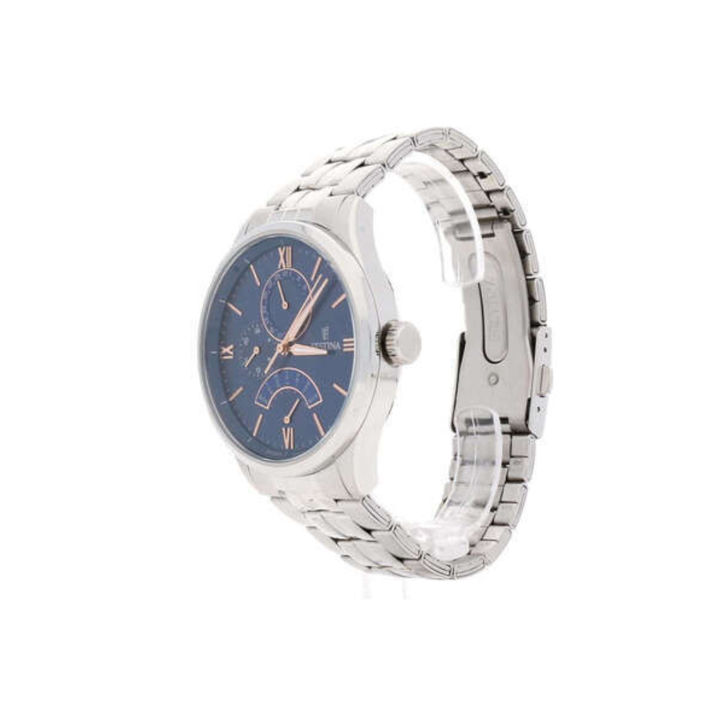 Festina Uomo Retro Blu con Cinturino in Acciaio F16822/3