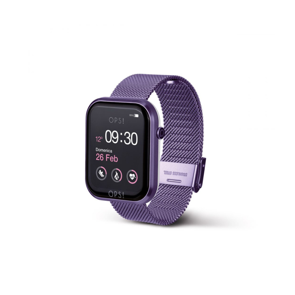 Ops! Smartwatch unisex con maglia milano lilla - OPSSW-18
