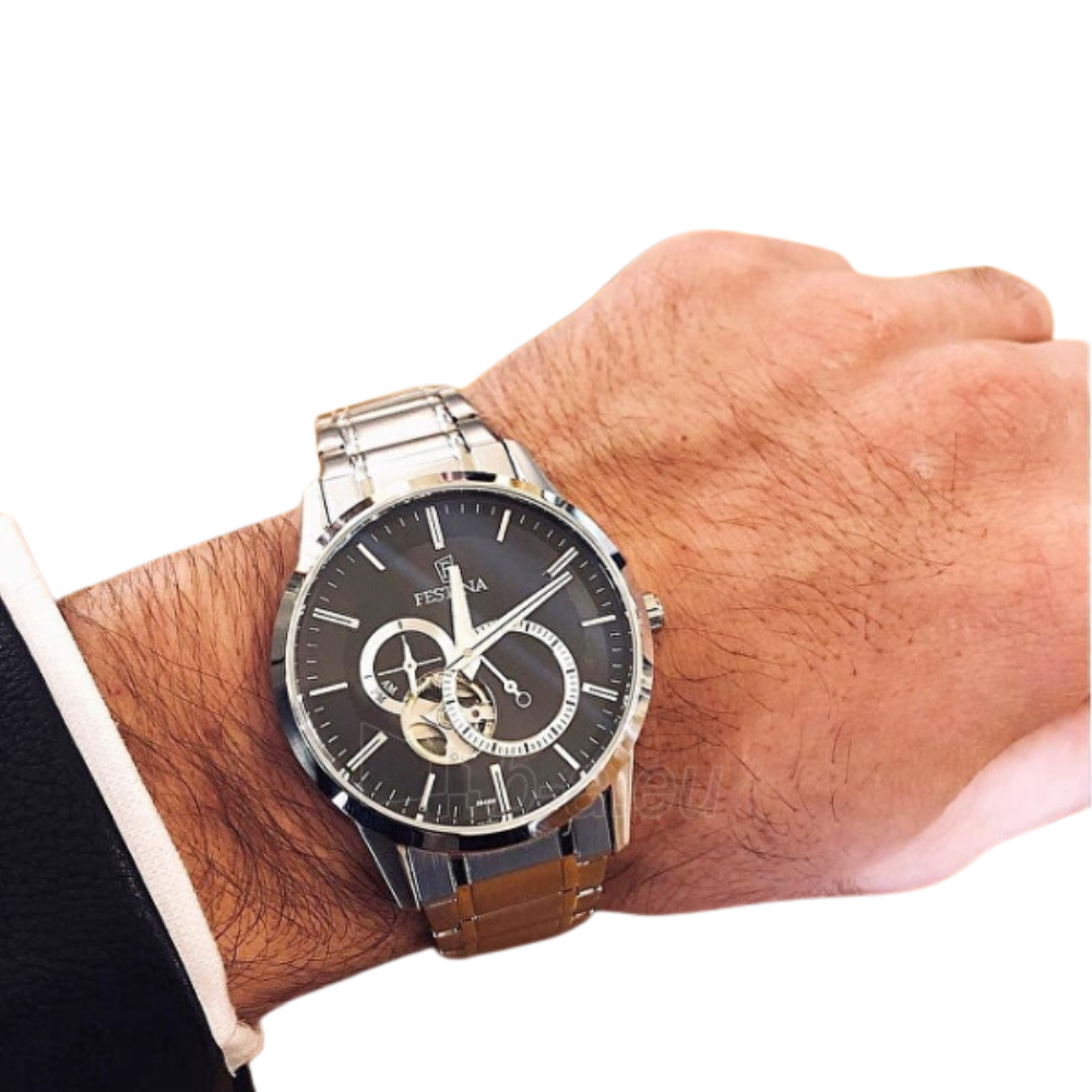 Festina Uomo Automatico Nero con Cinturino in Acciaio F6845/4