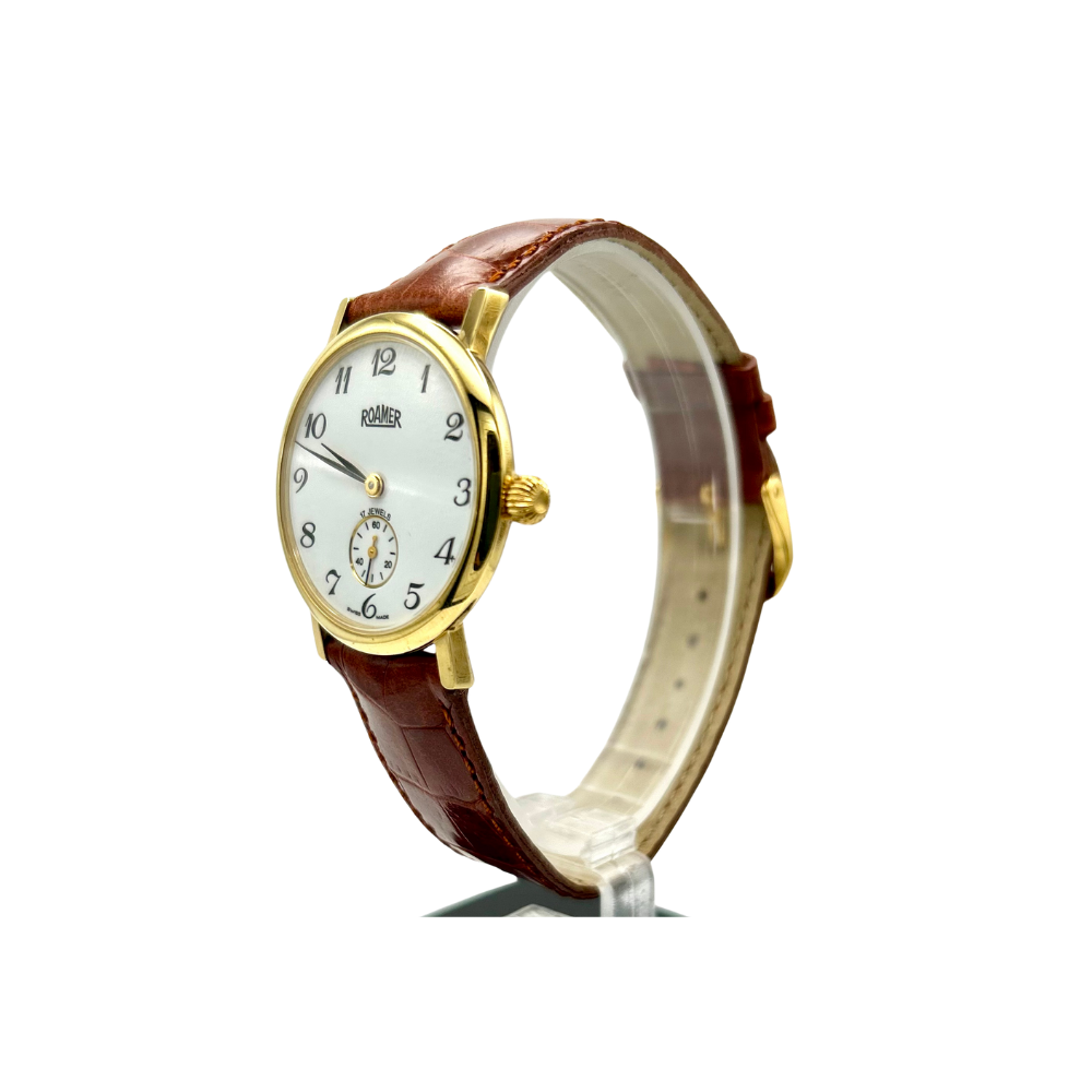 Roamer Uomo Bianco con cinturino in Pelle 500408