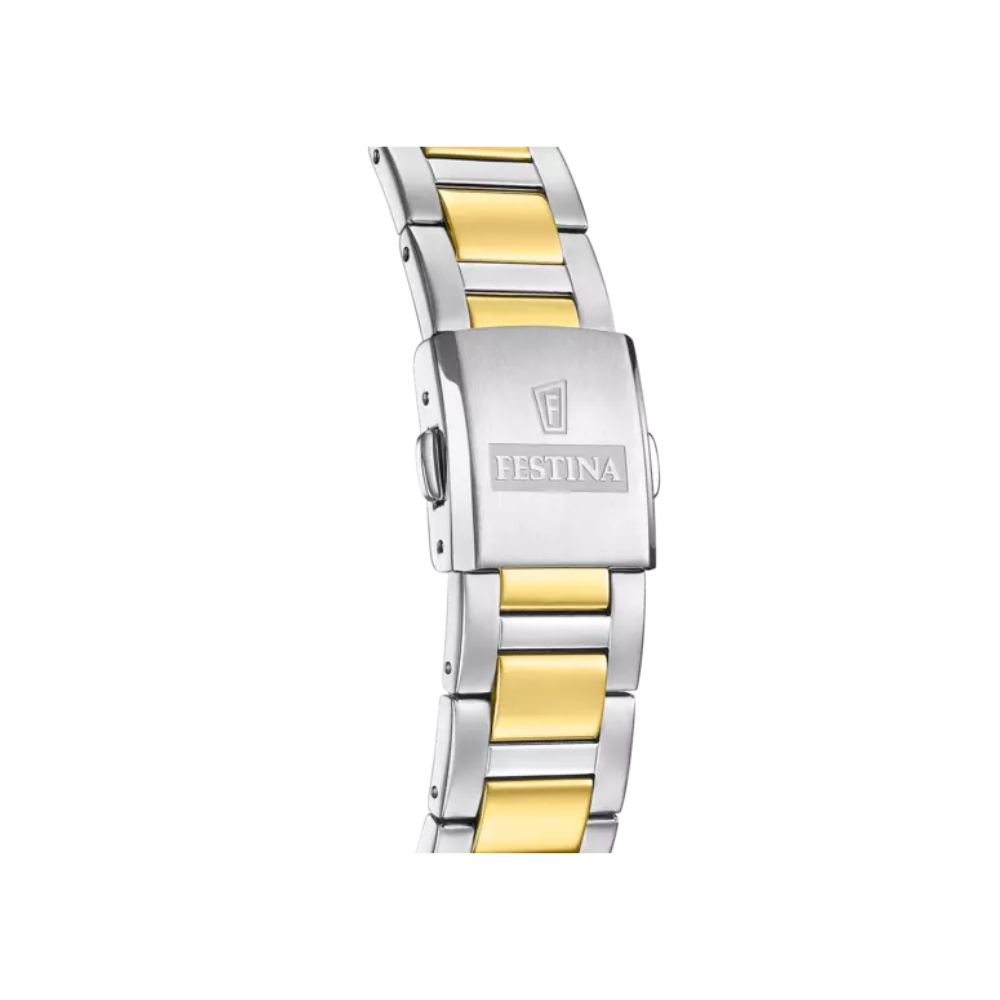 Festina Uomo Energia Solare Argento con Cinturino in Acciaio F20657/1