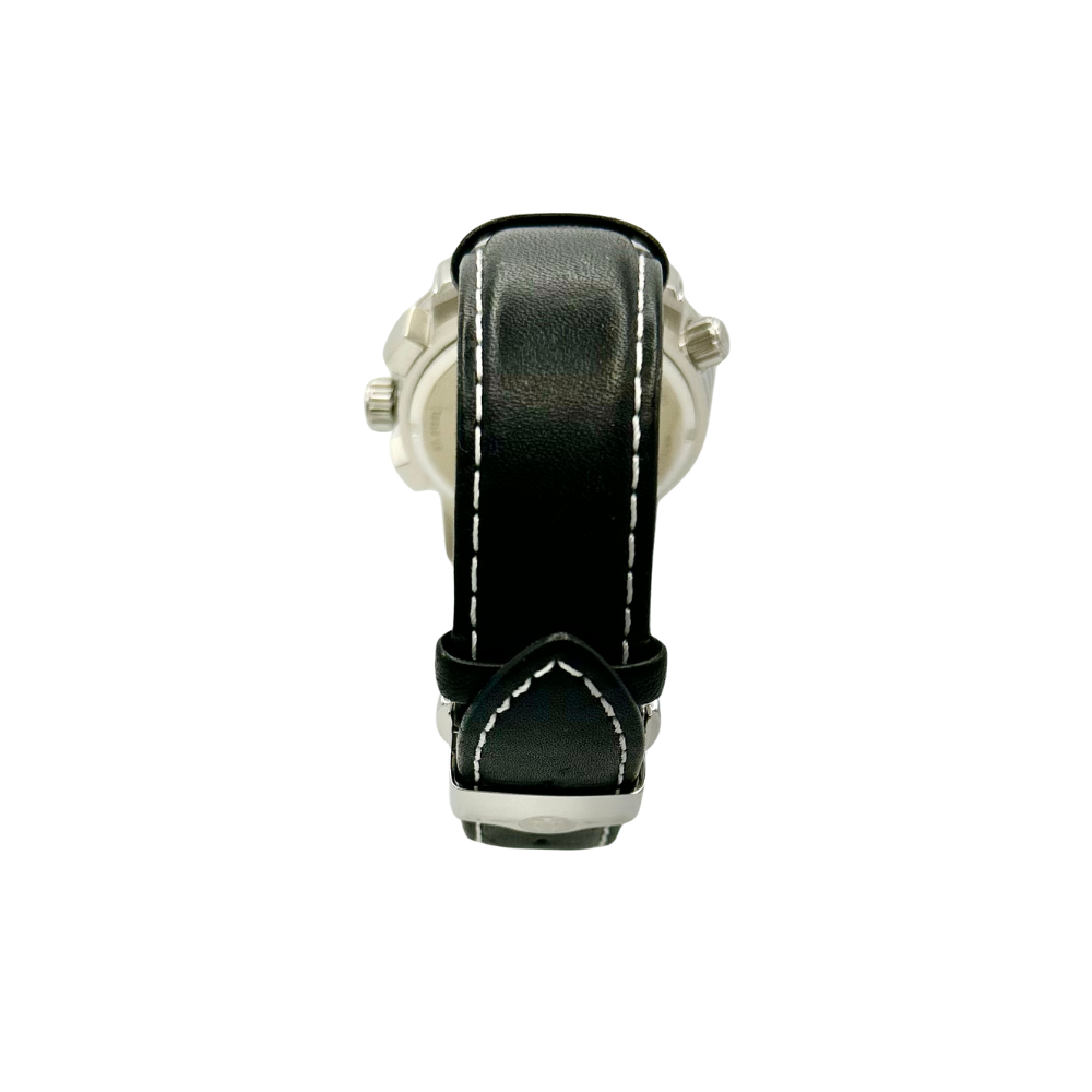Bulova Uomo Accutron Cronografo Nero in Pelle Nero 63F56