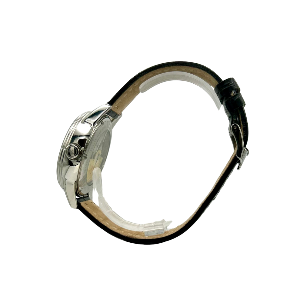 Yonger & Bresson Uomo automatico con cinturino in pelle nera - YBH8311K