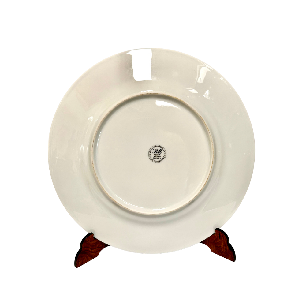 Servizio piatti RM in cobalto e oro design Munich Bavaria - rif. 3695
