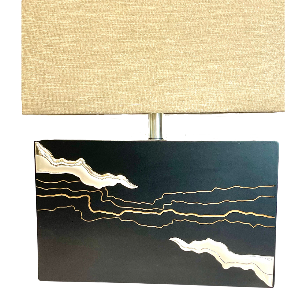 Lampada New Daniel in legno e argento - rif. 19530