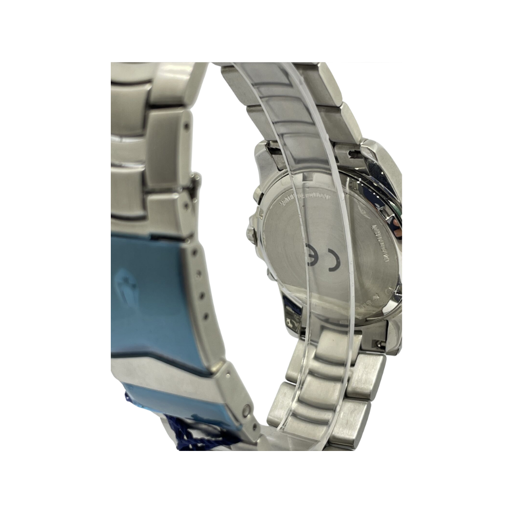 Bulova Uomo Cronografo Nero con Cinturino in Acciaio 63B68