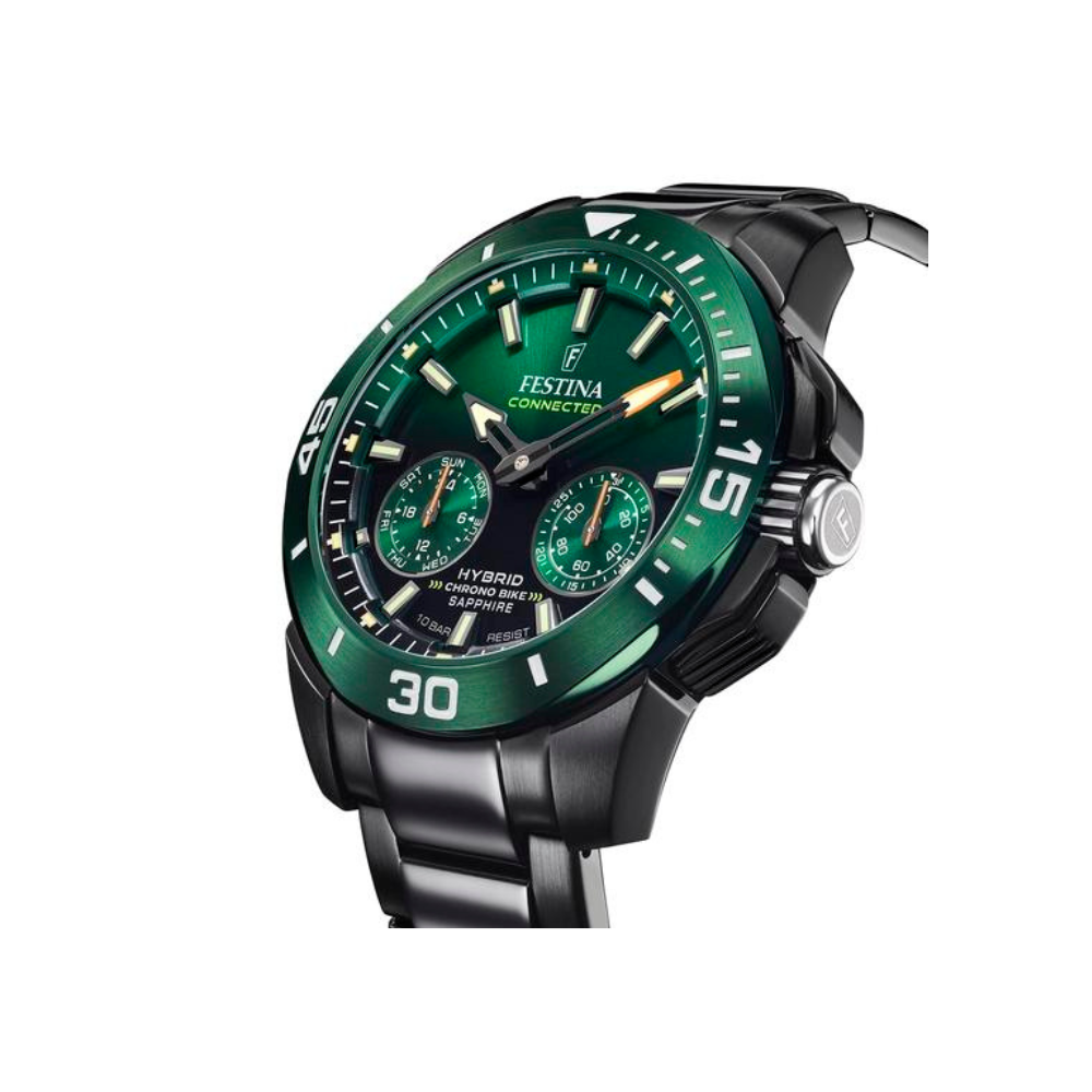Festina Uomo Connected Verde Acciaio Inossidabile 316L F20646/1