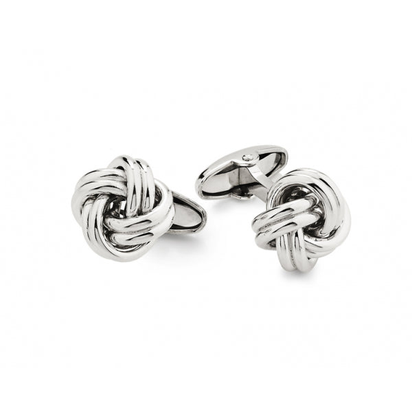 Gemelli UnoAerre a nodino in argento bianco - rif. 000FFG0200000 - 5455