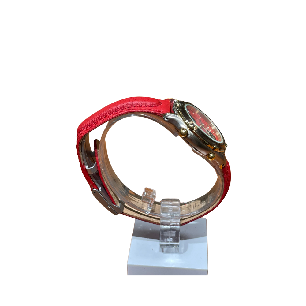 Festina Uomo Cronografo Rosso con Cinturino Rosso in Pelle F6539
