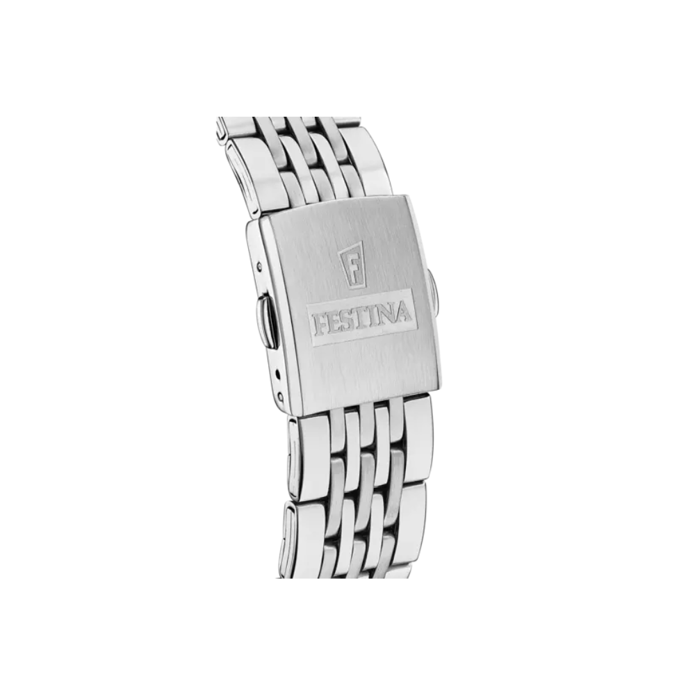 Festina Uomo Timeless Cronografo Blu con Cinturino in Acciaio F20285/3