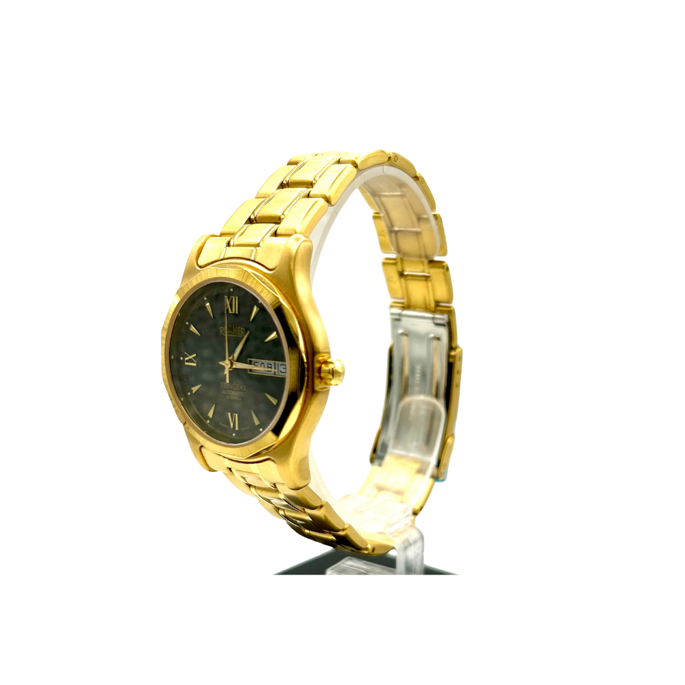 Roamer Unisex Nero con cinturino in acciaio 401637