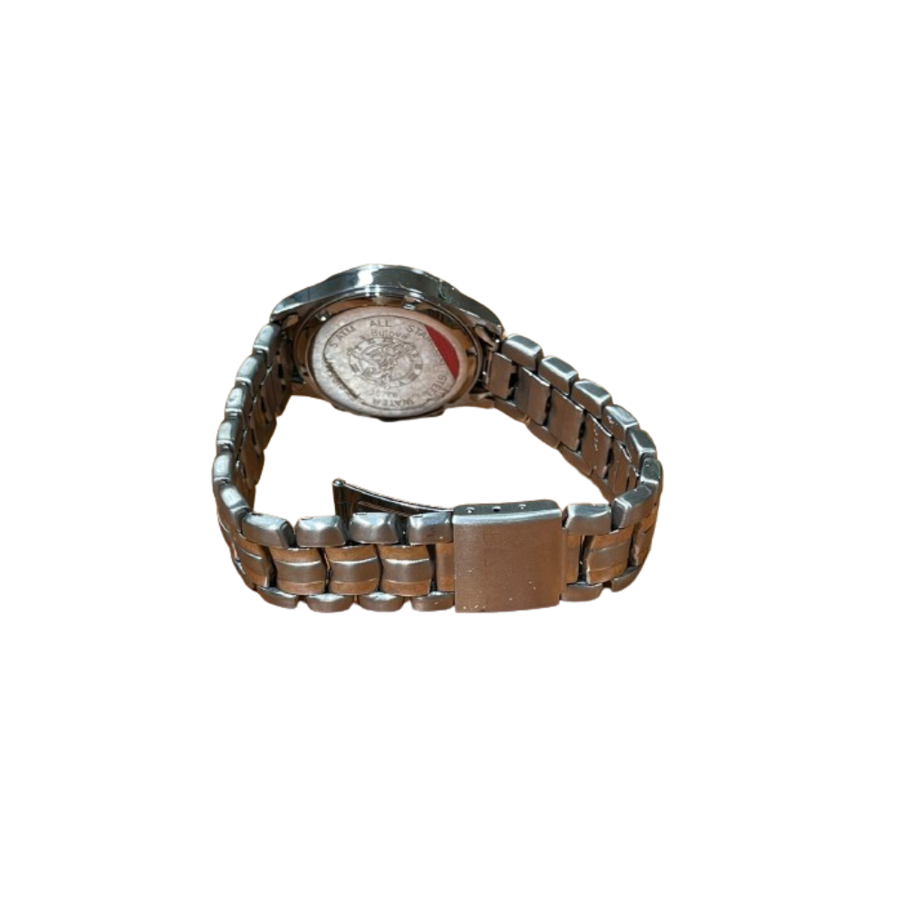 Bulova Donna Multifunzione Bianco con Cinturino in Acciaio JC726