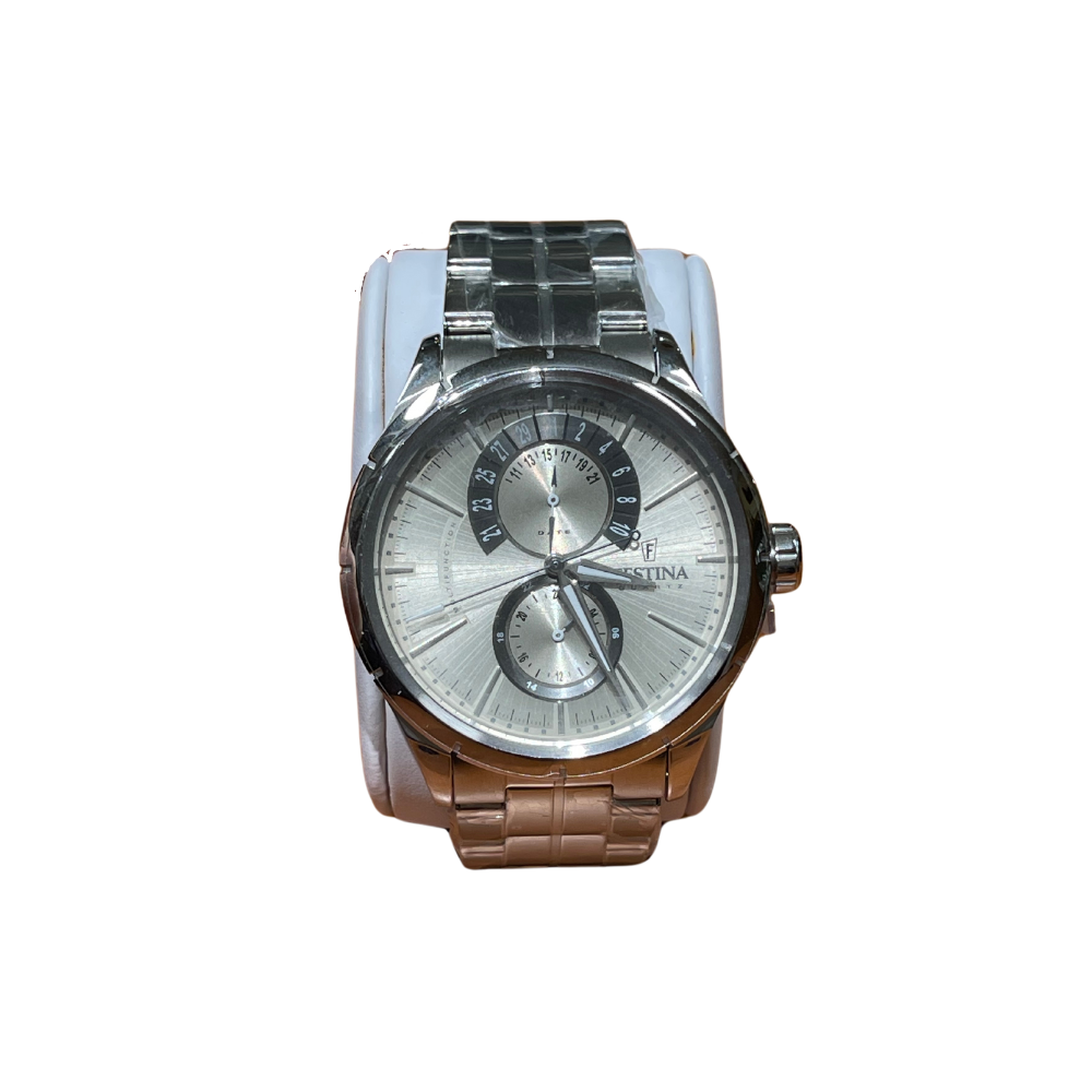 Festina Uomo Retro Champagne con Cinturino in Acciaio F16632/9