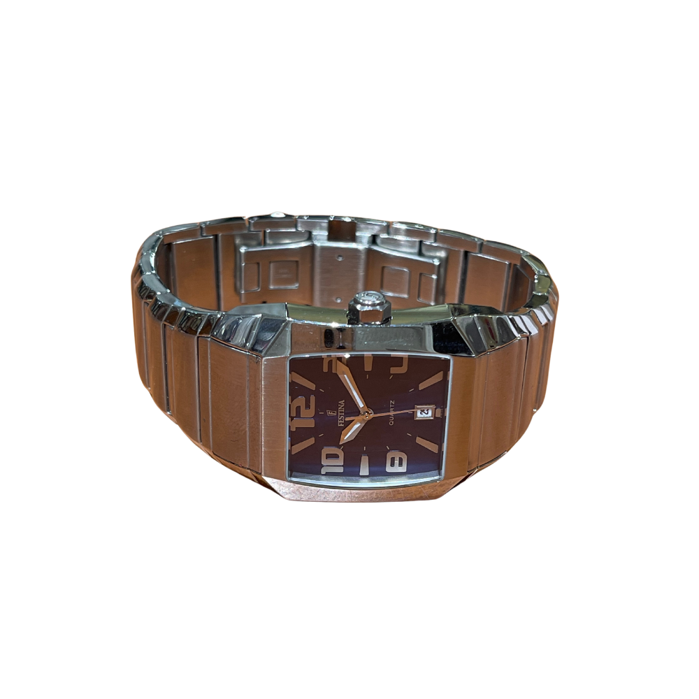 Festina Uomo Solo Tempo Blu con Cinturino in Acciaio F16130/B