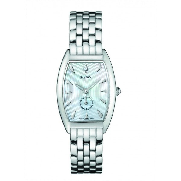 Bulova Donna Accutron Bianco con Cinturino in Acciaio 63L001