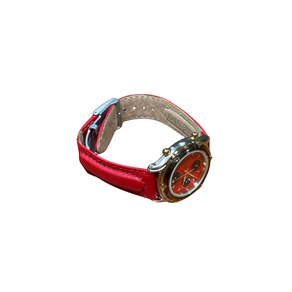 Festina Uomo Cronografo Rosso con Cinturino Rosso in Pelle F6539