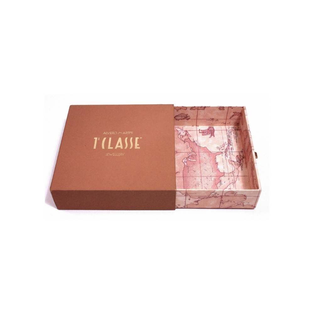Alviero Martini Collana Uomo portafortuna con mappa prima classe - JPC 500/31
