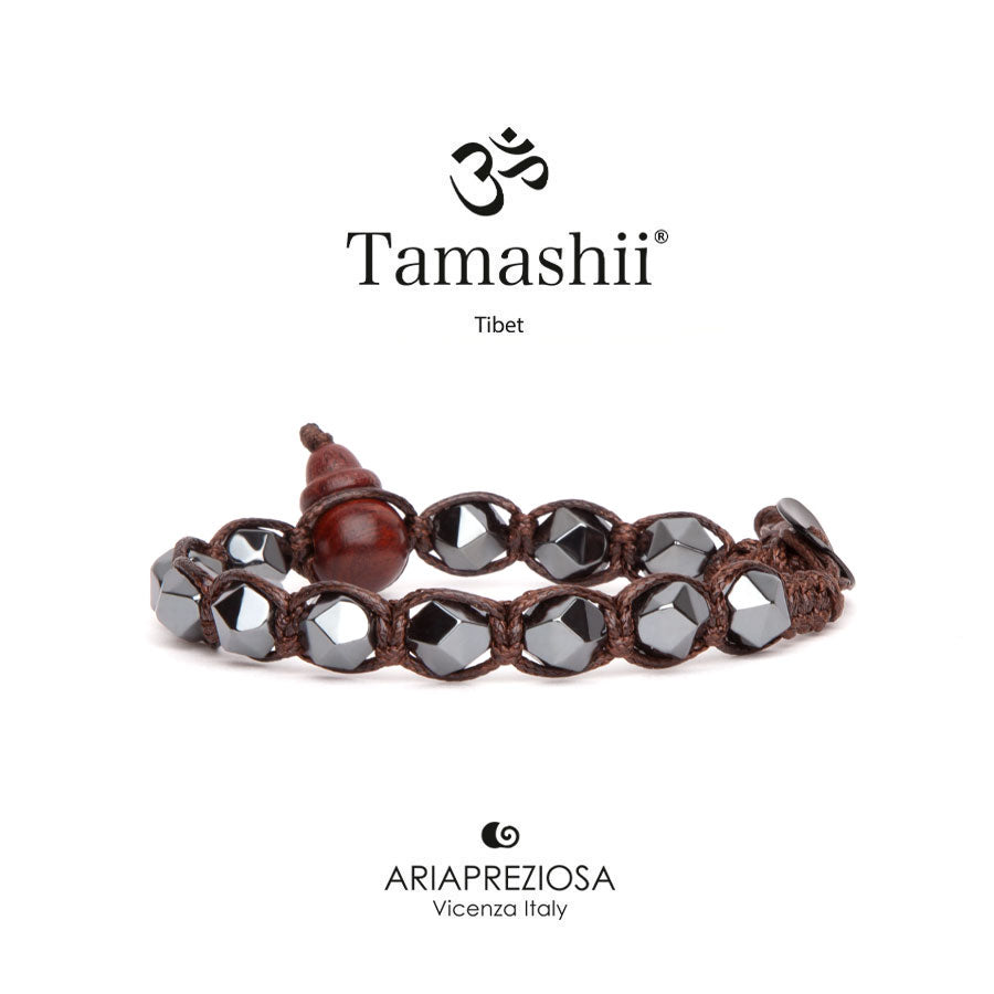 Tamashii unisex Diamond Cut Ematite
