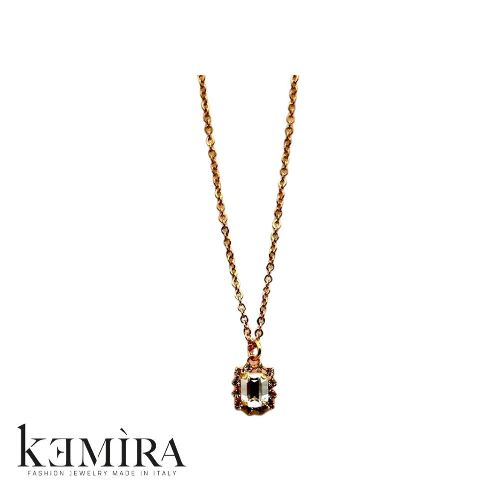 Collana Donna Kemira in galvanica oro e pietra dura Rif. KIC130/3/1C