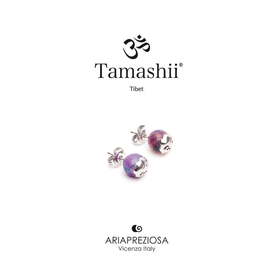 Tamashii Orecchini Sphere Agata amarena