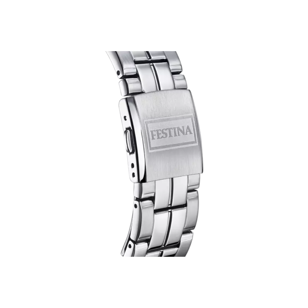 Festina Uomo Retro Champagne con Cinturino in Acciaio F16632/9