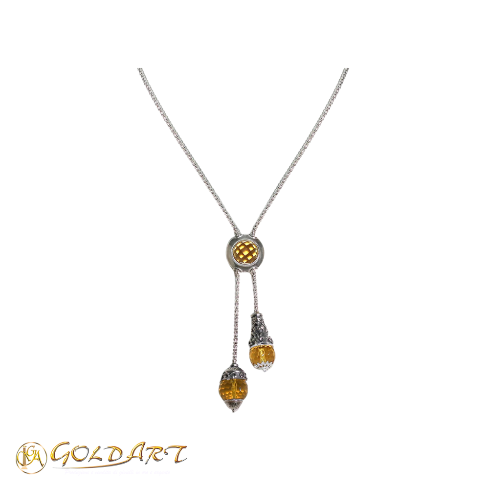 Collana Donna Gold’Art Tesoro di Hera in Quarzo Idrotermale - Rif. CL015M-G