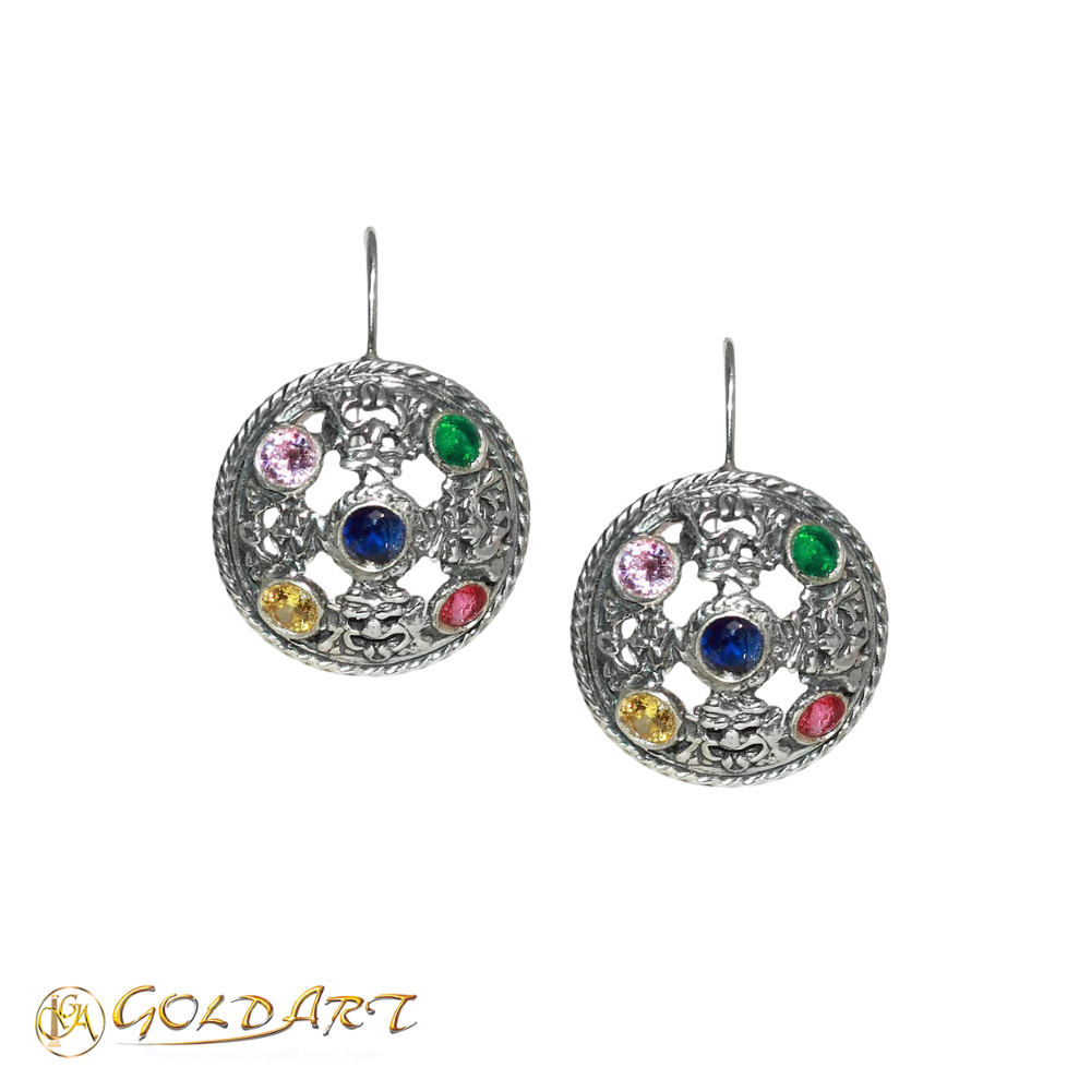 Orecchini Donna Gold’Art Tesoro di Hera in Quarzi colorati - Rif. OR020-PM