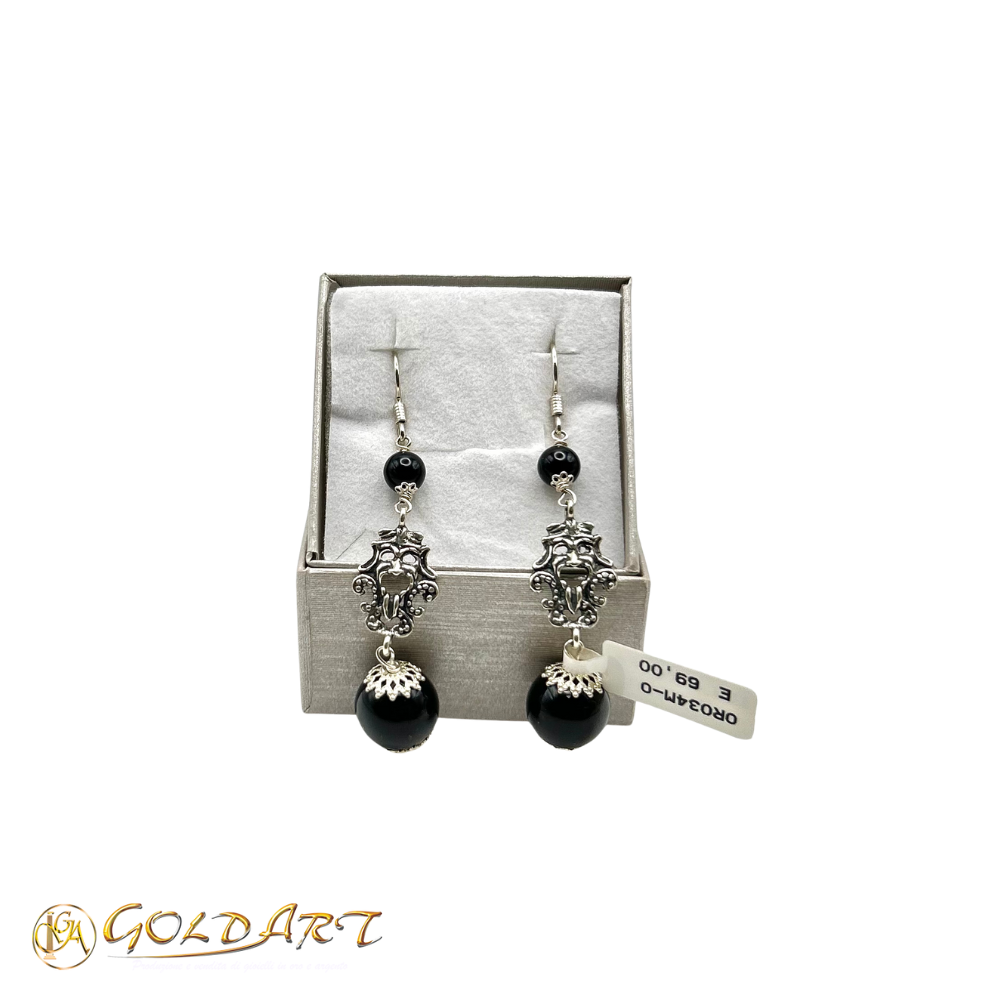 Orecchini Donna Gold’Art Tesoro di Hera con Maschera Apotropaica - Rif. OR034M-O