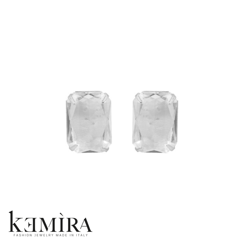 Orecchini Donna Kemira in galvanica rodio e oro Rif. 125/1/1C