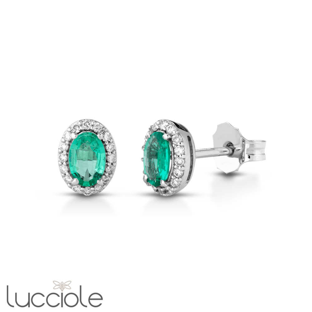 Orecchini Donna Lucciole Smeraldo Rif. ORHARMONY/2S - SI+